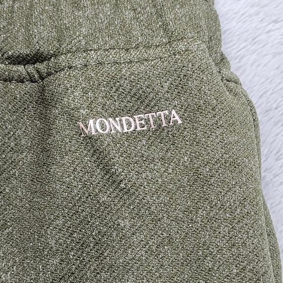 Mondetta Pants Womens XXL Green Pintuck Straight Leg Pull On Pockets Athleisure - Picture 4 of 14